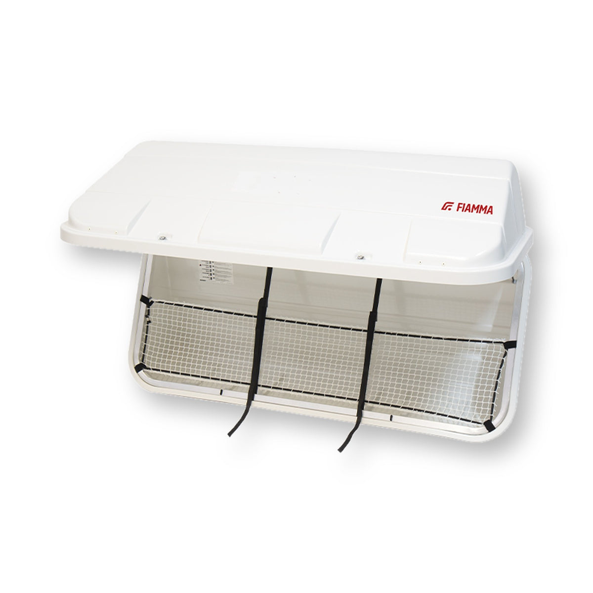 Fiamma Ultra-Box 360 litri aperto con rete