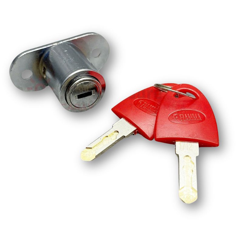 Fiamma cilindro Safe Door ricambio con 2 chiavi