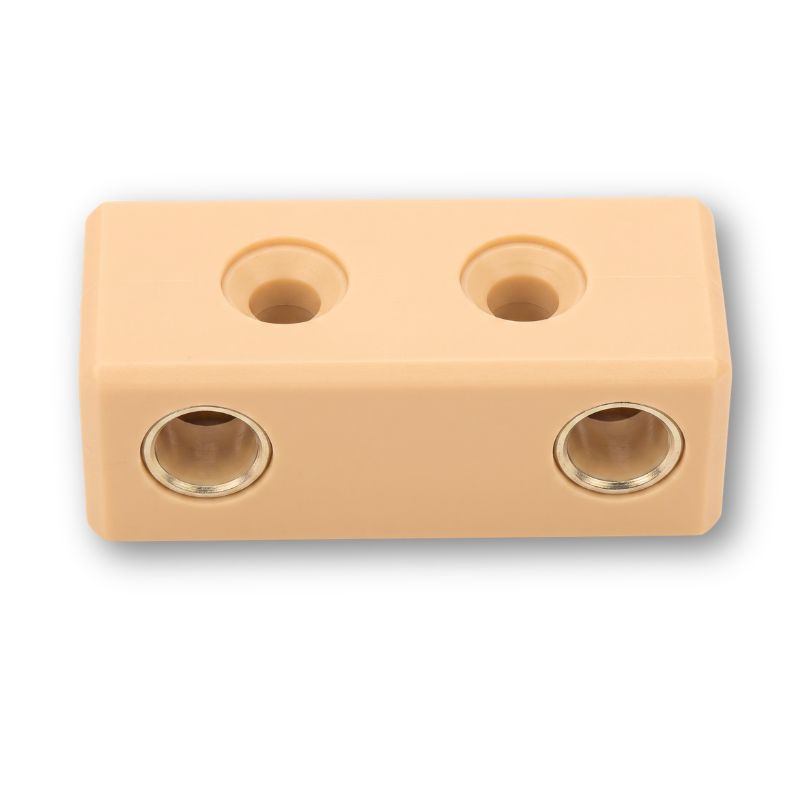 Fissamobili in plastica a 4 fori beige