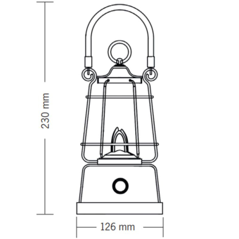 HOLIDAY TRAVEL - LANTERNA LED DIMMERABILE PORTATILE