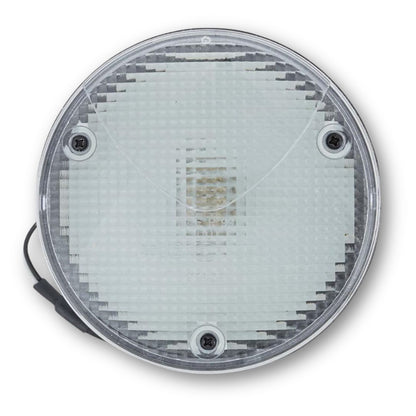 Hella fari posteriori tondi d123mm luce bianca vista frontale