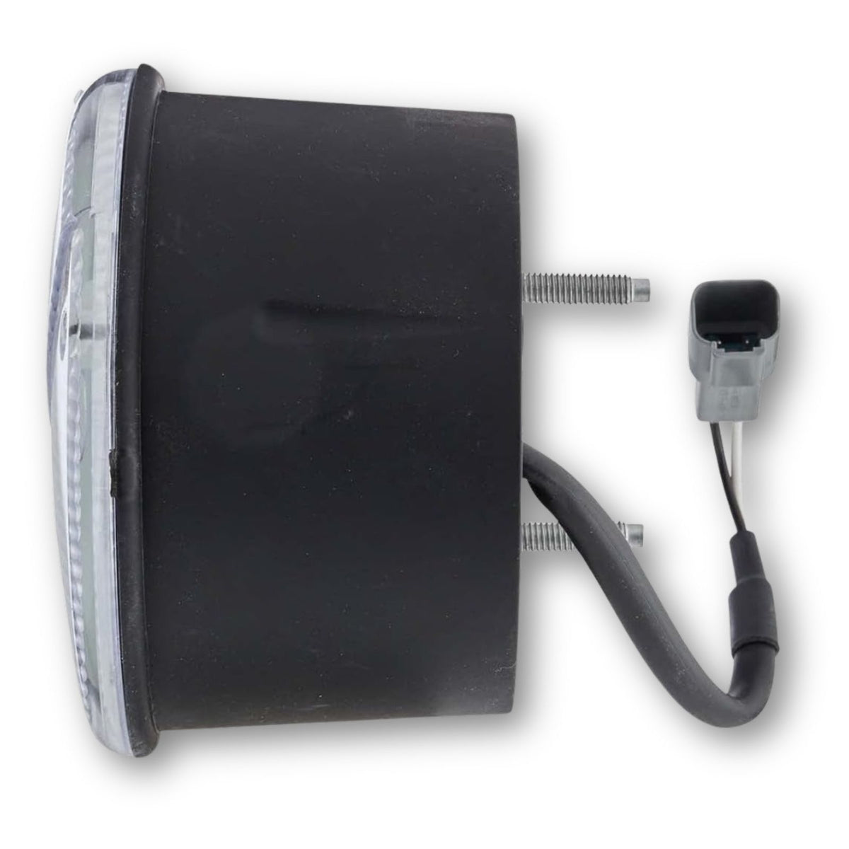 Hella fari posteriori tondi d123mm vista laterale con attacco