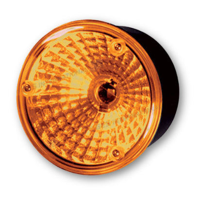 Hella faro tondo Ø123mm lente gialla freccia per Mobilvetta
