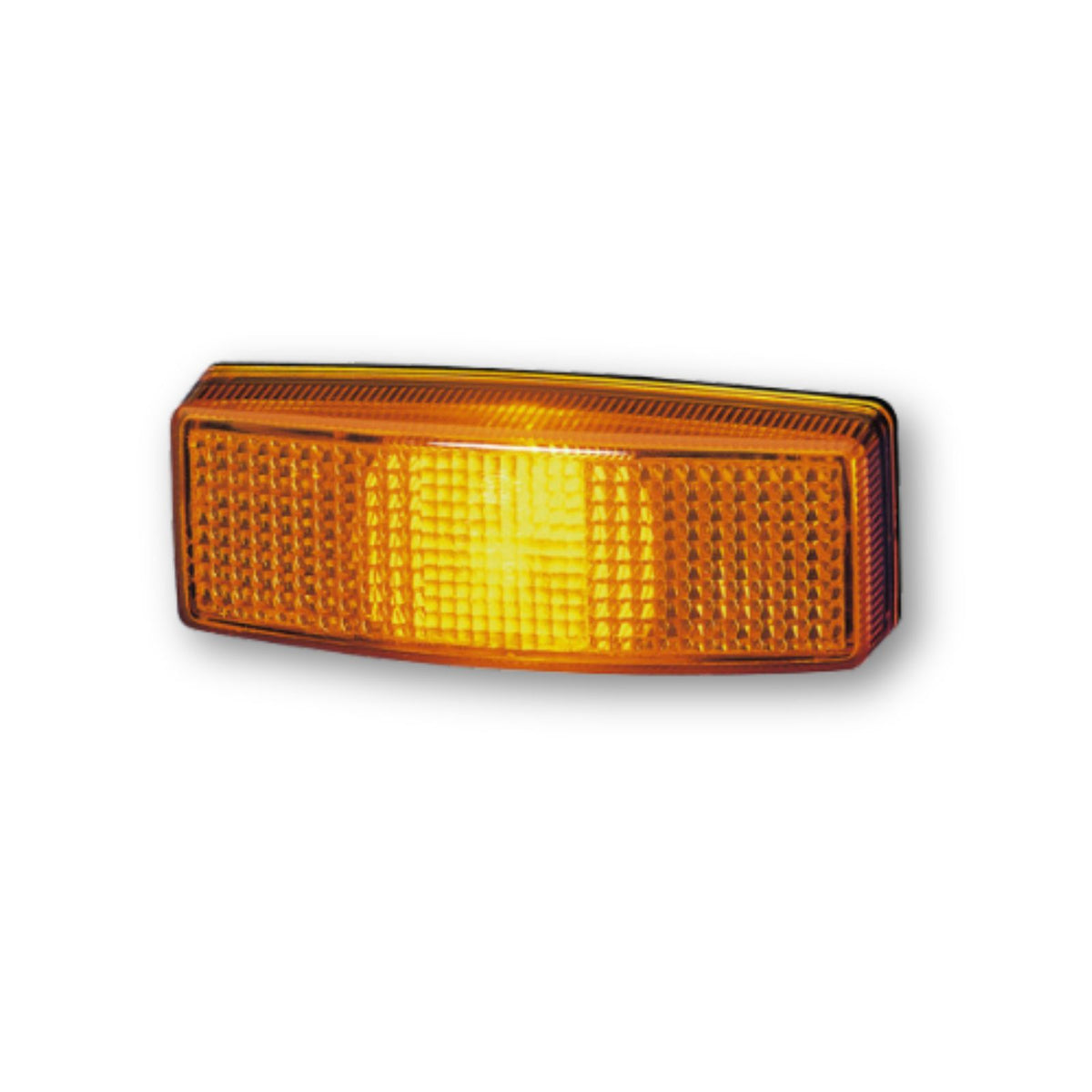 Hella luce di posizione laterale arancione rettangolare 110mm