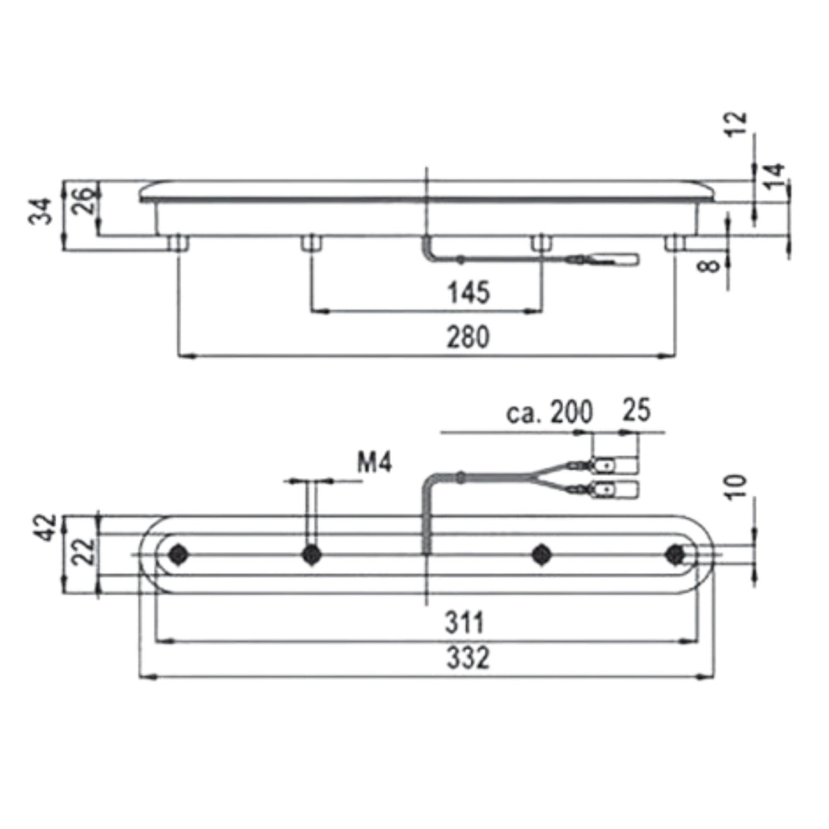 Jokon ZHBL 05 disegno tecnico misure