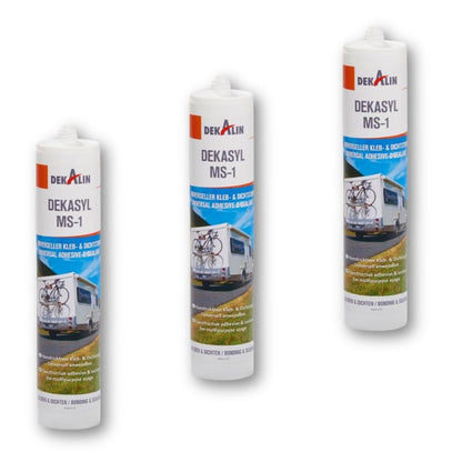 Kit 3 cartucce 290ml Dekalin Dekasyl MS-1 Polymer sigillante per camper