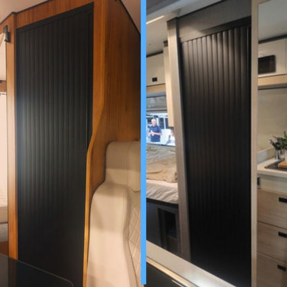 Komplast Giano Plus porta scorrevole nera