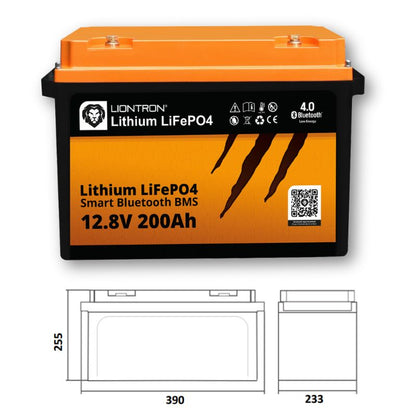 Liontron LX Smart BMS 200Ah disegno tecnico misure