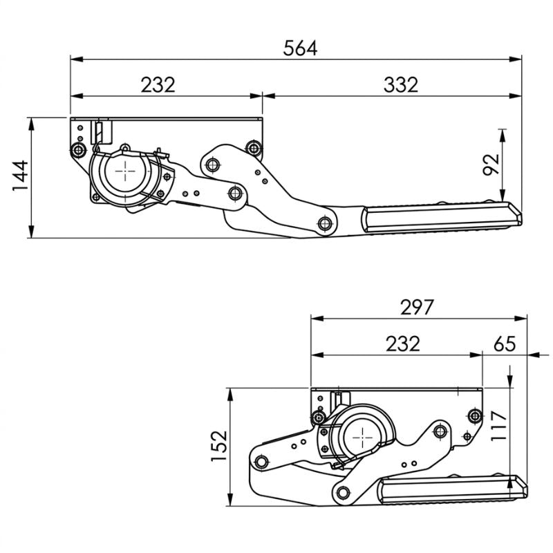 Lippert Serie S disegno tecnico misure
