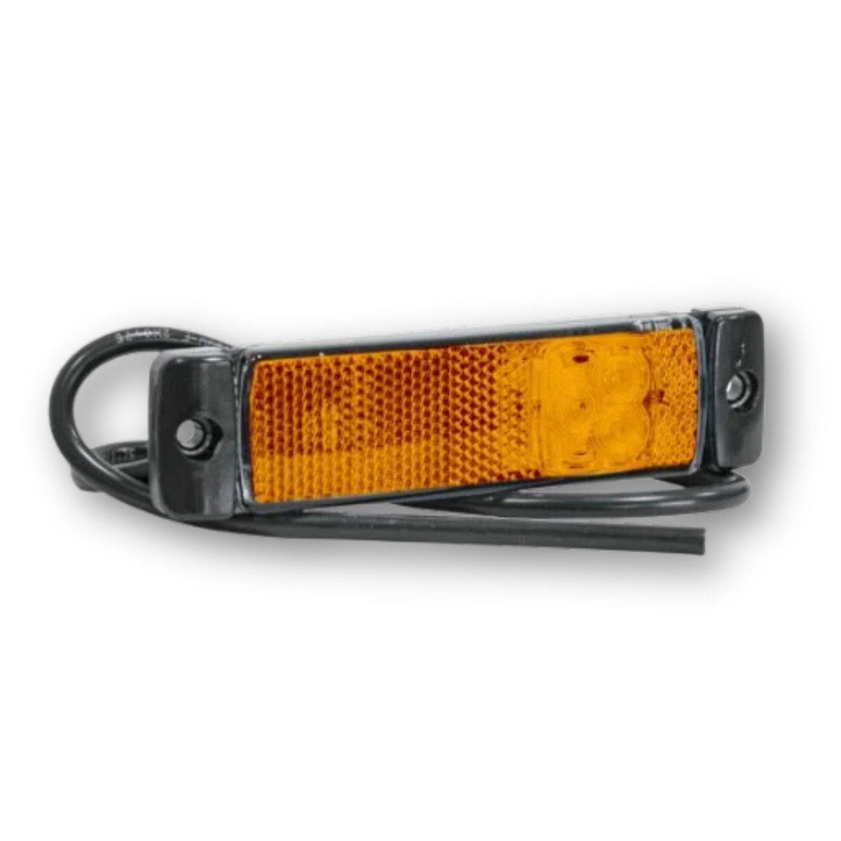 Luce di posizione laterale LED arancione 130mm per camper
