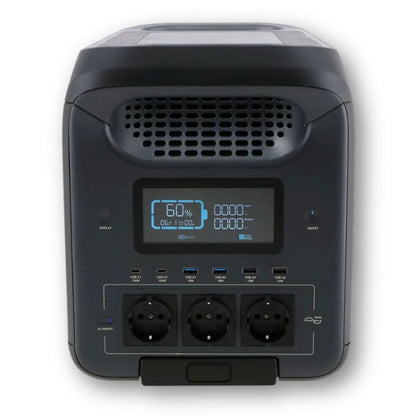 MESTIC MPS 3000 vista frontale prese elettriche DC e AC