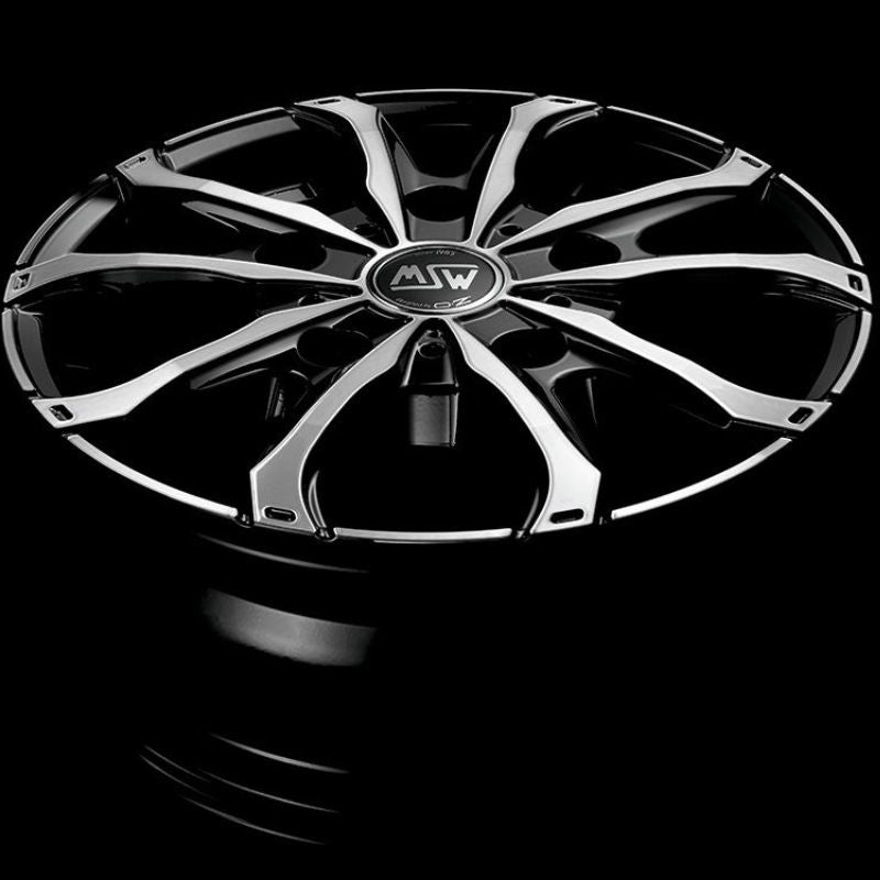 MSW 48VAN gloss black smontato vista laterale