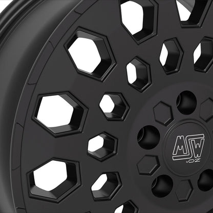 MSW 99VAN matte black dettaglio