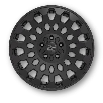 MSW 99VAN matte black vista frontale