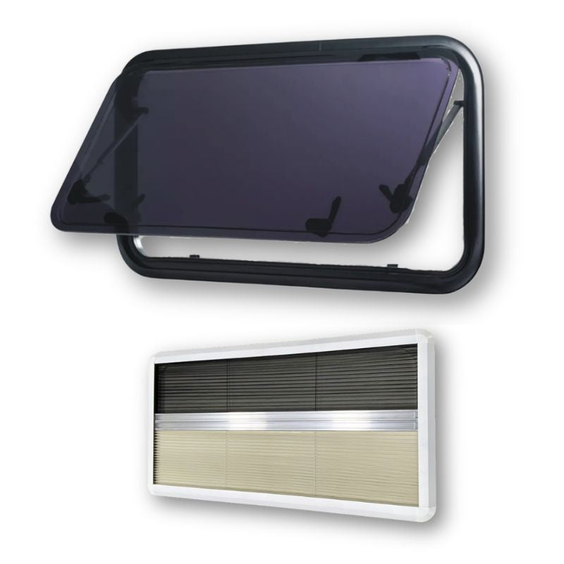 Masis AM Windows finestre a compasso con oscurante per camper
