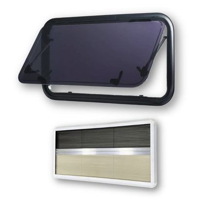 Masis AM Windows finestre a compasso con oscurante per camper