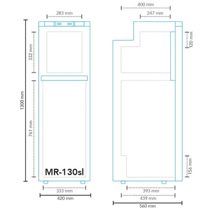 Mestic MR-130 disegno tecnico misure