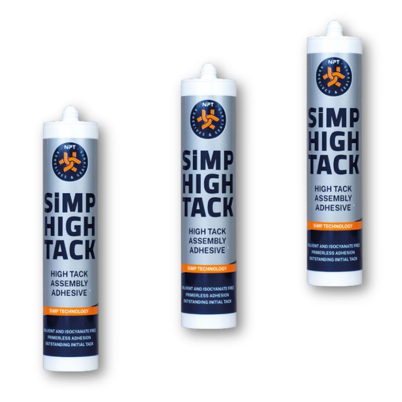 NPT Simp High Tack colla a presa immediata per camper