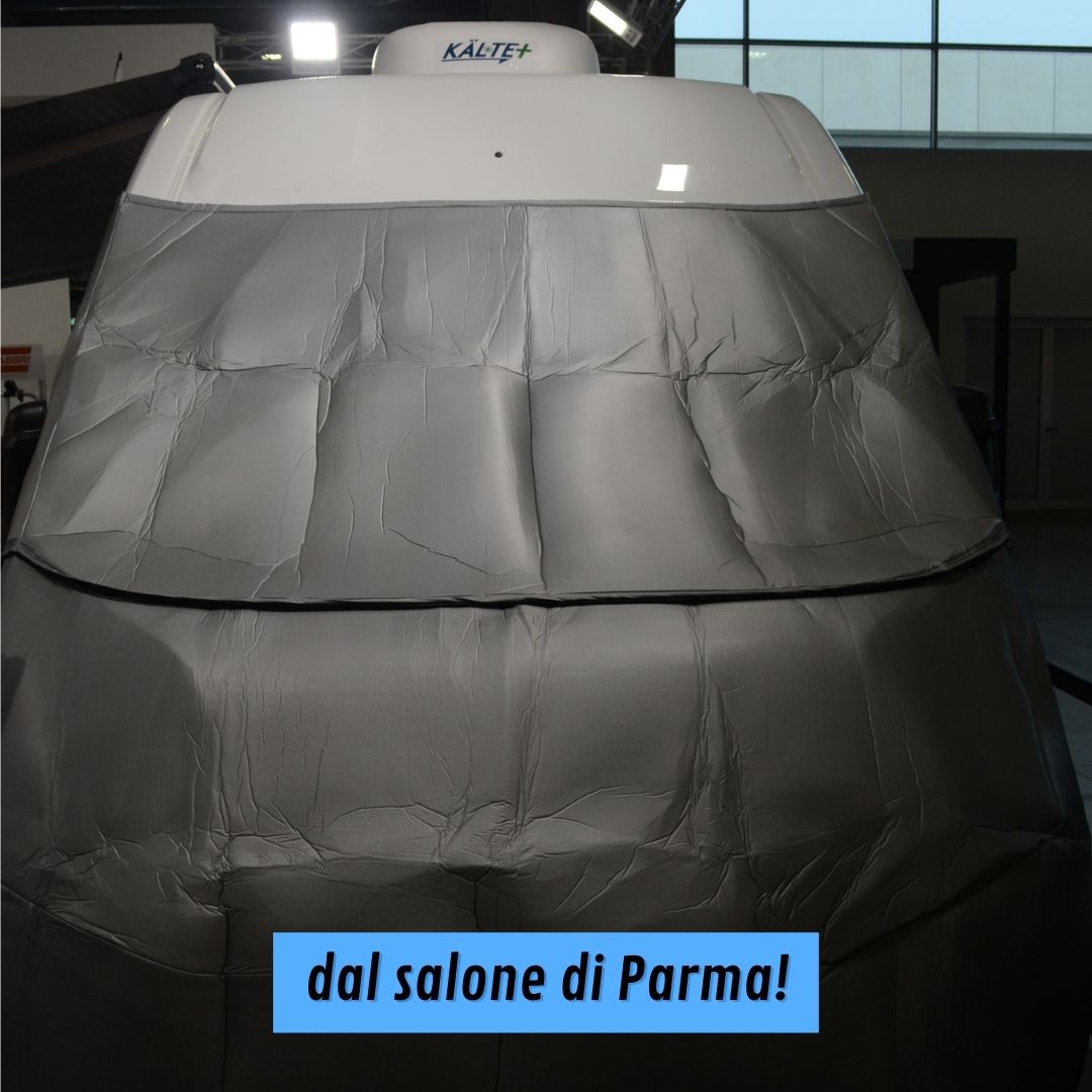 NRF oscurante termico esterno camper al Salone di Parma