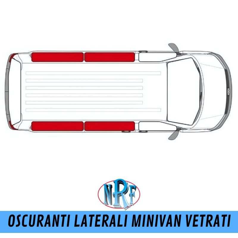 NRF oscuranti a ventosa per vetri laterali minivan