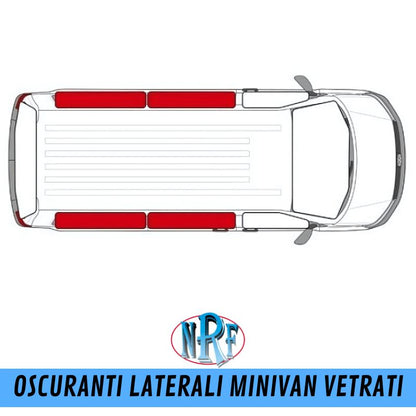 NRF oscuranti a ventosa per vetri laterali minivan