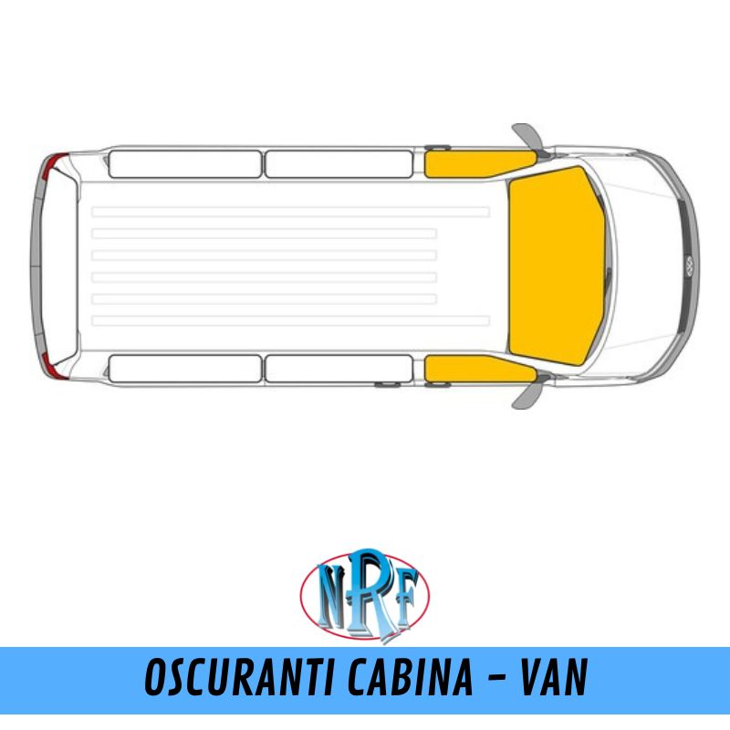 NRF oscuranti interni a ventosa per cabina camper e furgoni
