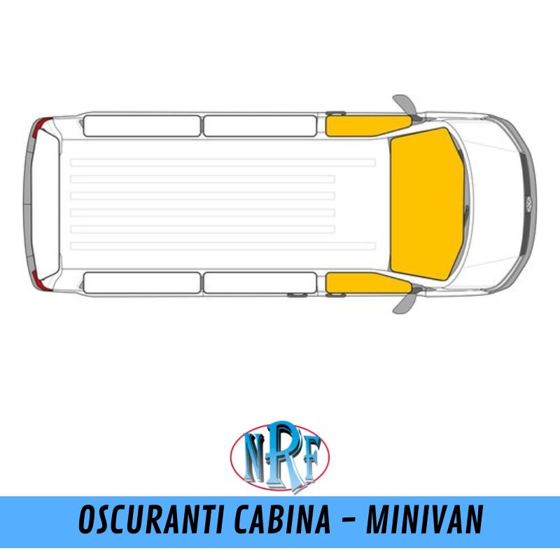 NRF oscuranti interni a ventosa per cabina minivan
