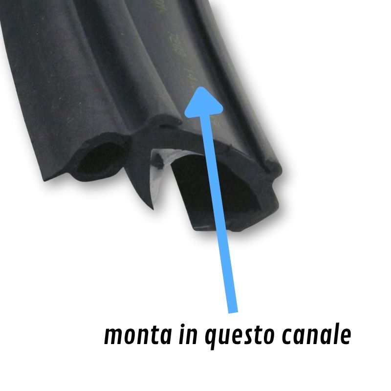 NRF reggetta grigia dove monta nella guarnizione