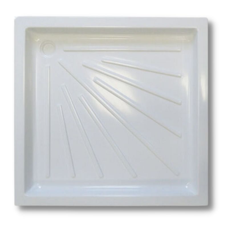 Piatto doccia camper in acrilico 66.5 x 66.5cm da incasso