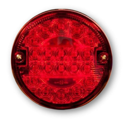Proplast luce posteriore tonda rossa Ø140mm camper Laika