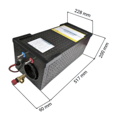 Pundmann Therm Air 9L disegno tecnico misure