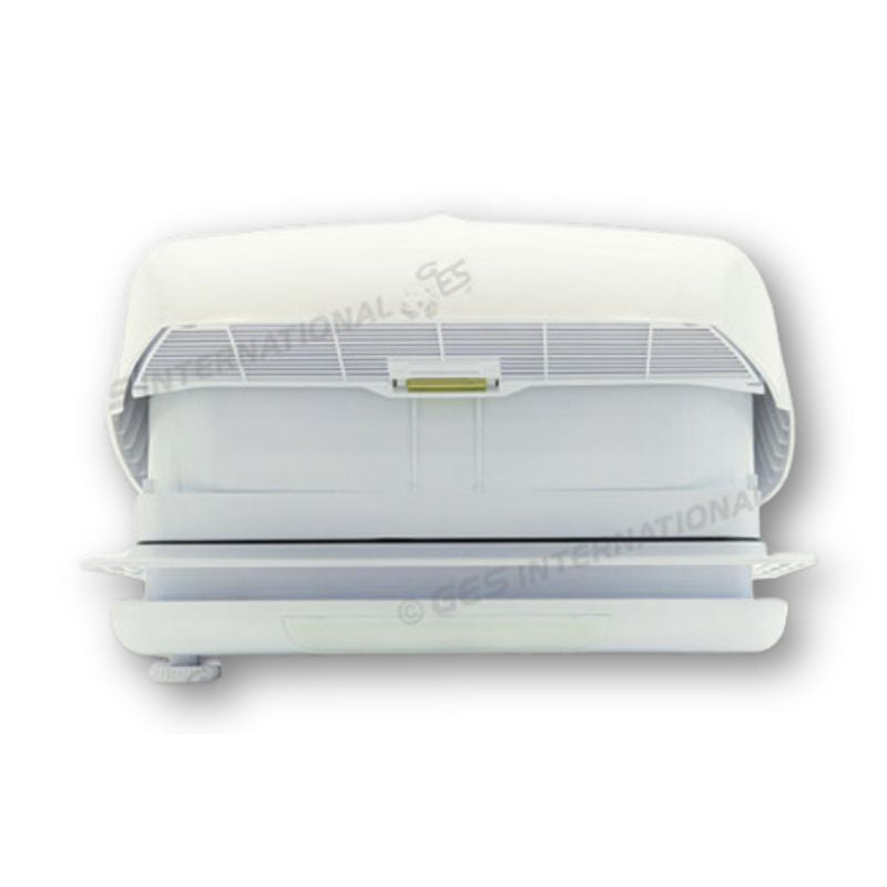 RV Basic EXTRAFAN cupola bianca vista frontale