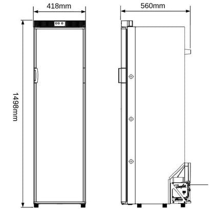 RV Basic RCN150 disegno tecnico misure