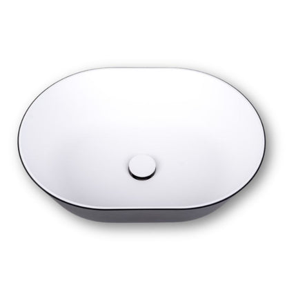 RV Basic lavandino ovale ocritech bicolor a sbalzo per camper