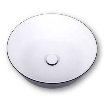 RV Basic lavandino tondo ocritech bicolor a sbalzo per camper