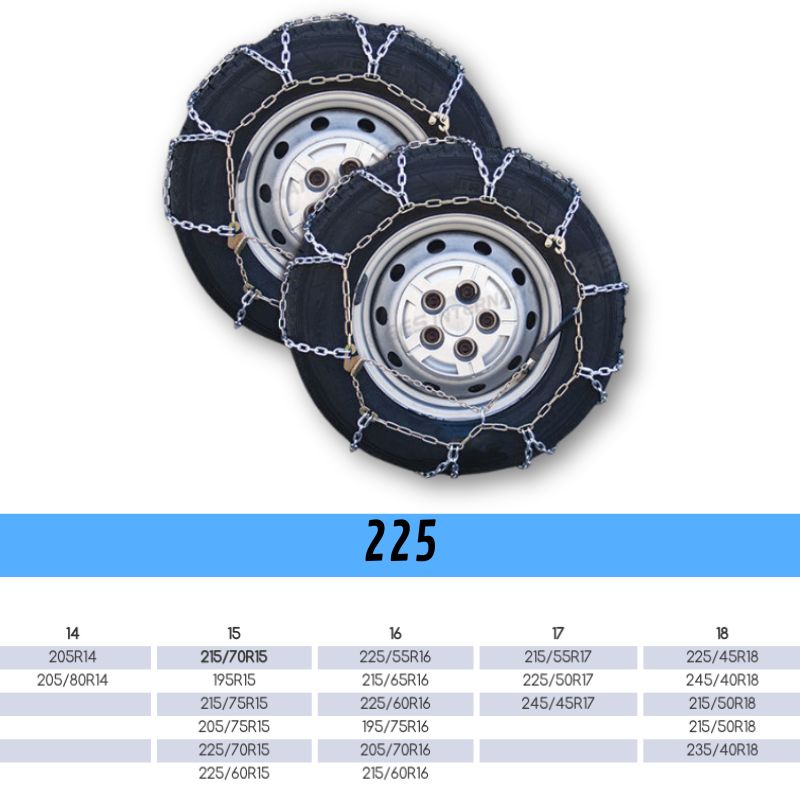 Raptor catene da neve modello 225