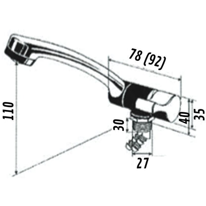 Reich - Style 2005 disegno tecnico misure