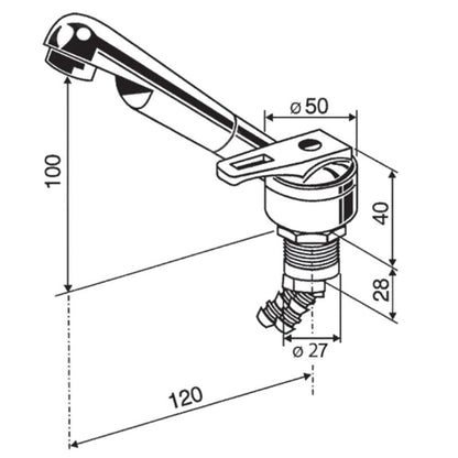 Reich Keramik De Luxe disegno tecnico misure