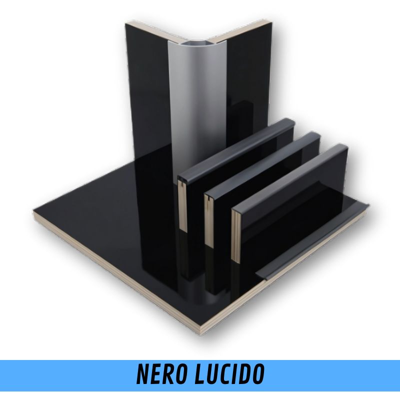 Reimo pannello bilaminato 15mm nero lucido