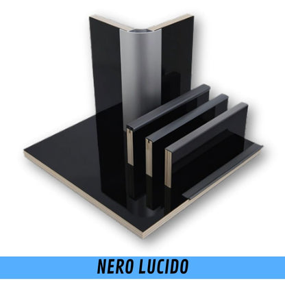 Reimo pannello bilaminato 15mm nero lucido