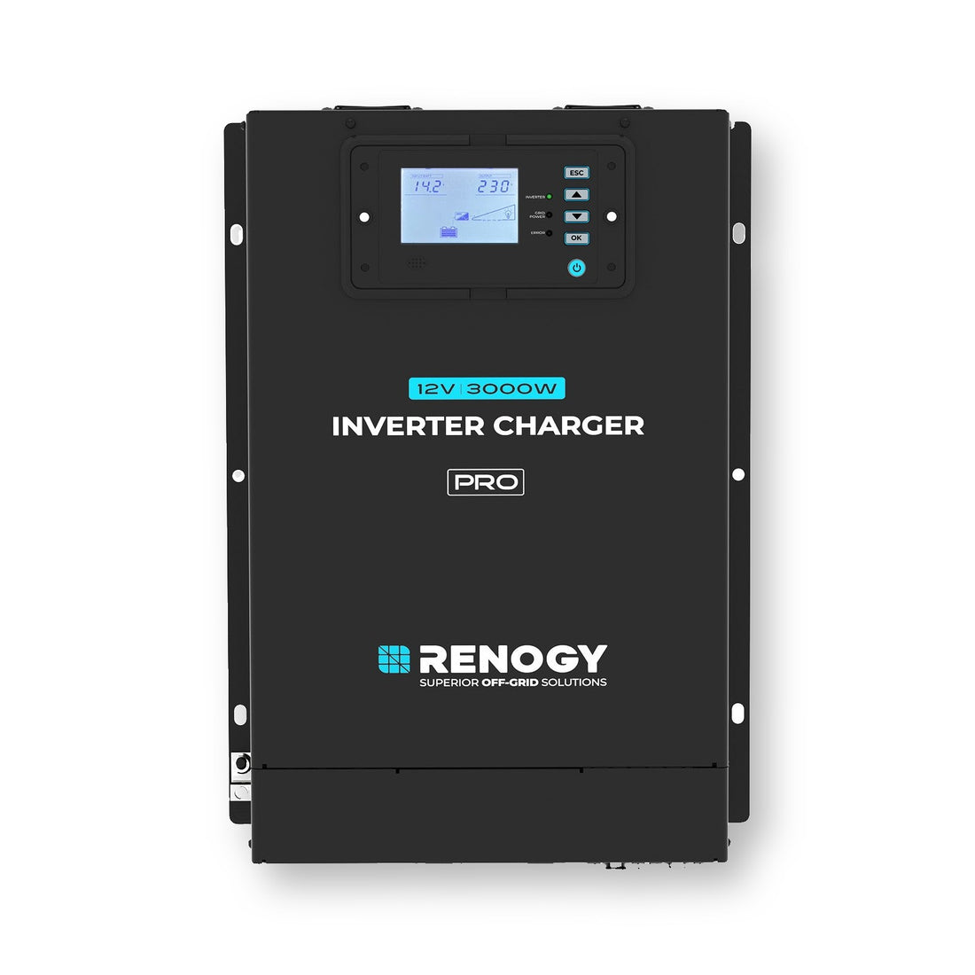Renogy Pro inverter caricabatterie 12V 3000W 120A