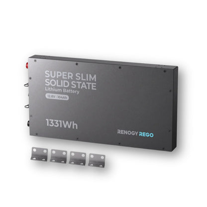 Renogy REGO Super Slim 104Ah batteria litio riscaldata