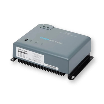 Renogy REGO caricabatterie 220V 12V 35A vista di tre quarti