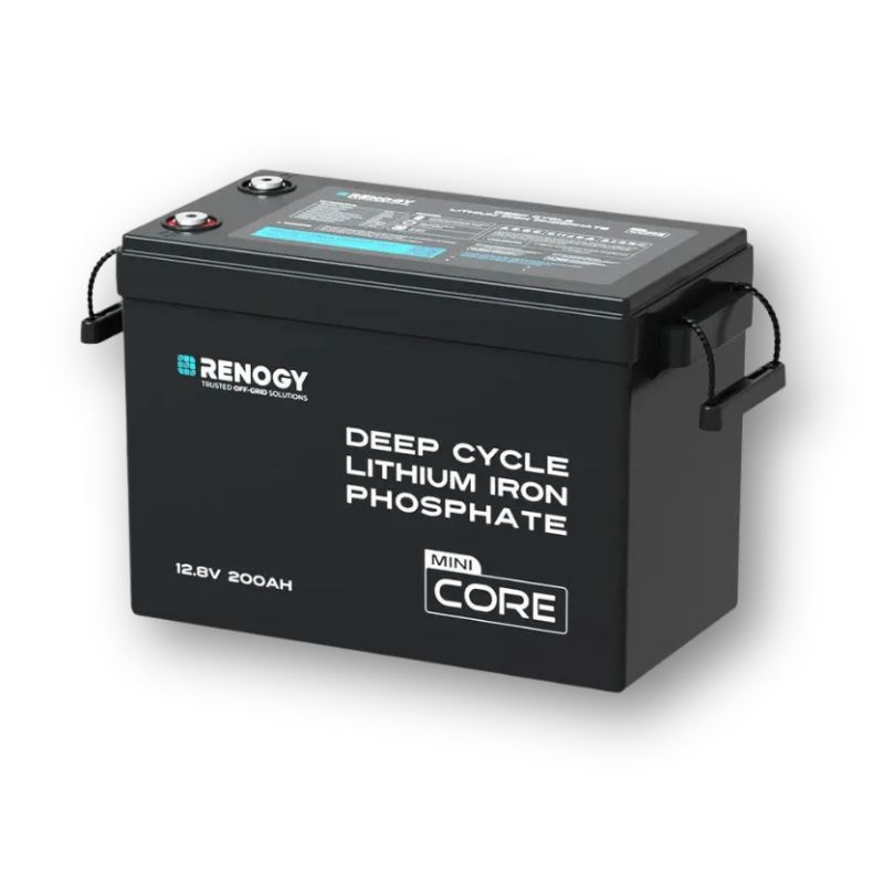 Renogy batteria litio Core Mini 200Ah 12,8V per camper