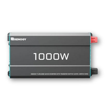 Renogy inverter 12-220V 1000W onda pura funzione UPS vista frontale