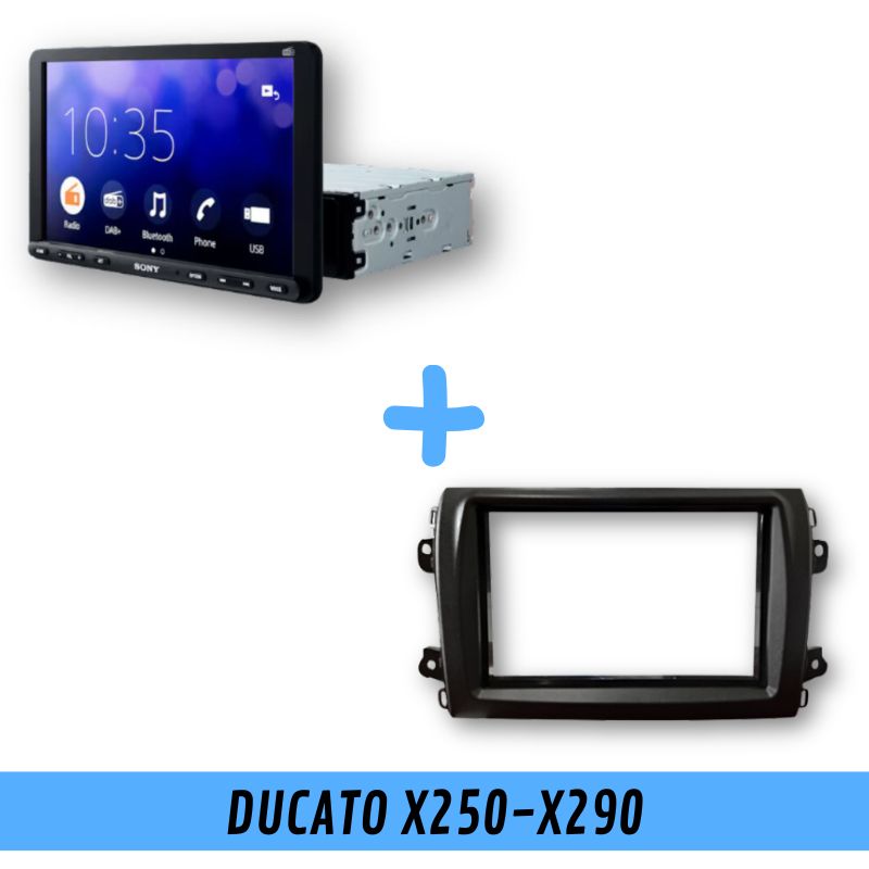 SONY - XAV - AX 8150 con mascherina per Ducato dal 2006
