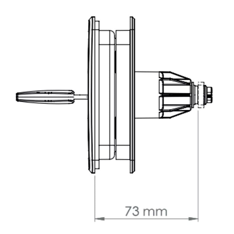 STS Oberholz Quadro disegno tecnico misure vista laterale