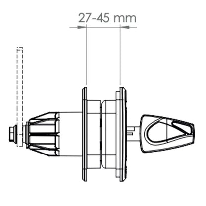 STS Oberholz Quadro disegno tecnico misure vista laterale 2