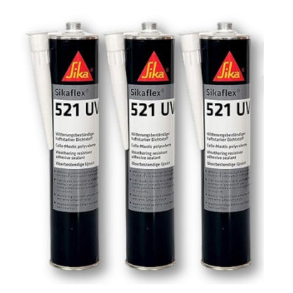 Sika Sikaflex 521UV 3 cartucce sigillante STP per camper