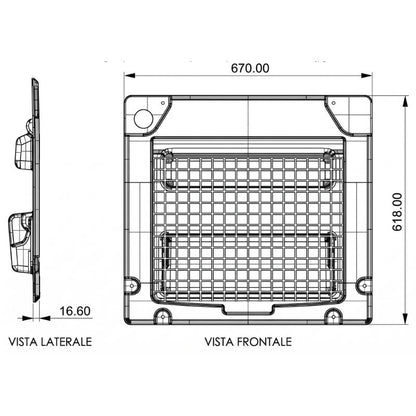 Soltherm Canguro disegno tecnico misure